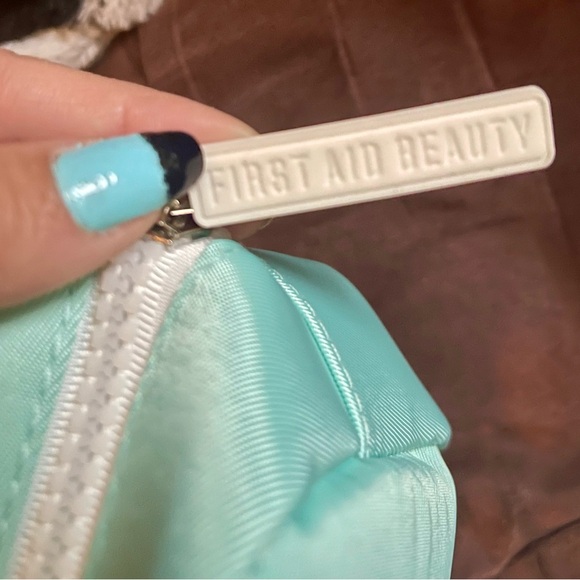 Get Ready With Me GRWM Makeup Bag First Aid Beauty FAB Clutch Purse - Picture 2 of 4